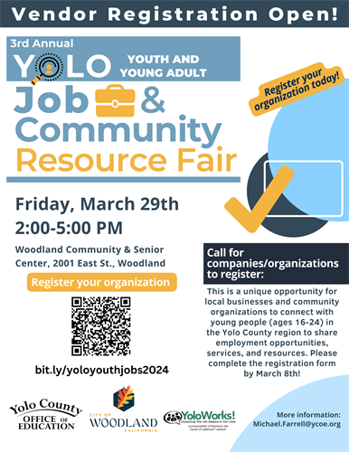 Yolo County Office of Education - Youth & Young Adult Job Fair